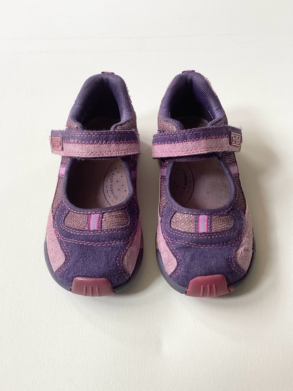Pediped Purple Mary Jane Dakota Sneakers
